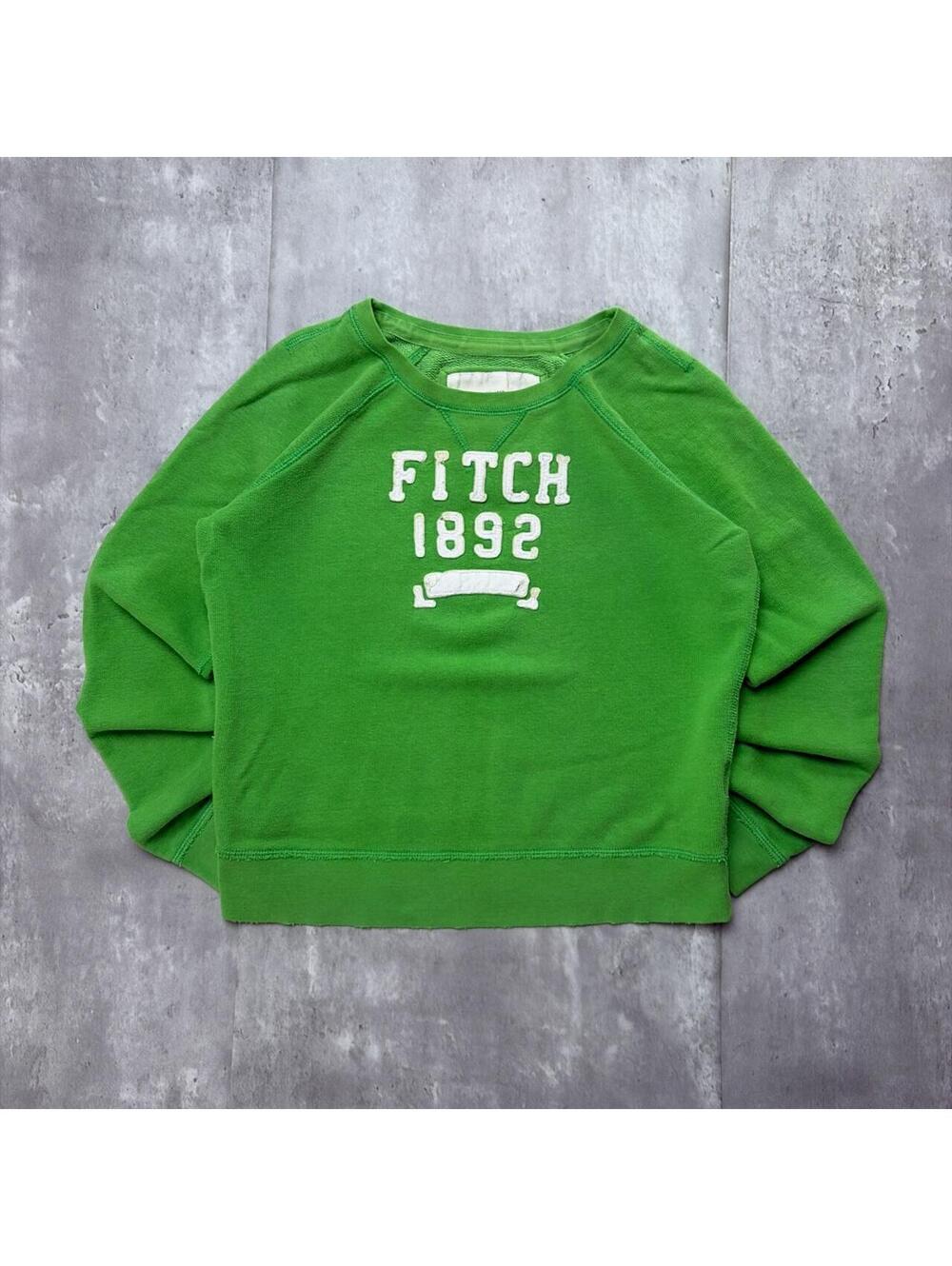 Y2K Abercrombie & Fitch Grunge Spellout Crewneck Sweater